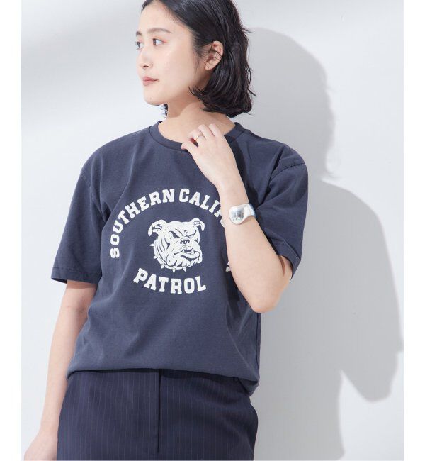 journal standard L'essage「【MIXTA/ミクスタ】SO CAL DOG CREW   T-SHITS：Tシャツ」|Tシャツ・カットソー|ネイビー