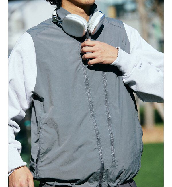 JOURNAL STANDARD relume「SNOWPEAK / スノーピーク 別注 Nylon Tussah VEST」|ダウンベスト・ベスト|