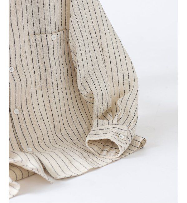 JOURNAL STANDARD relume「C/Lバスケット ピンストライプシャツ」|シャツ・ブラウス|