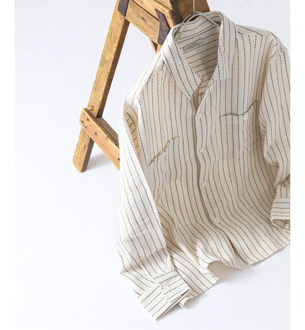 JOURNAL STANDARD relume「C/Lバスケット ピンストライプシャツ」|シャツ・ブラウス|