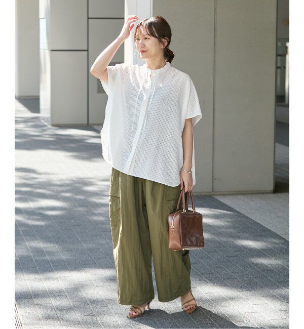 JOURNAL STANDARD「シアーチェックポンチョブラウス」|シャツ・ブラウス|