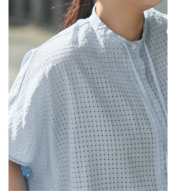 JOURNAL STANDARD「シアーチェックポンチョブラウス」|シャツ・ブラウス|