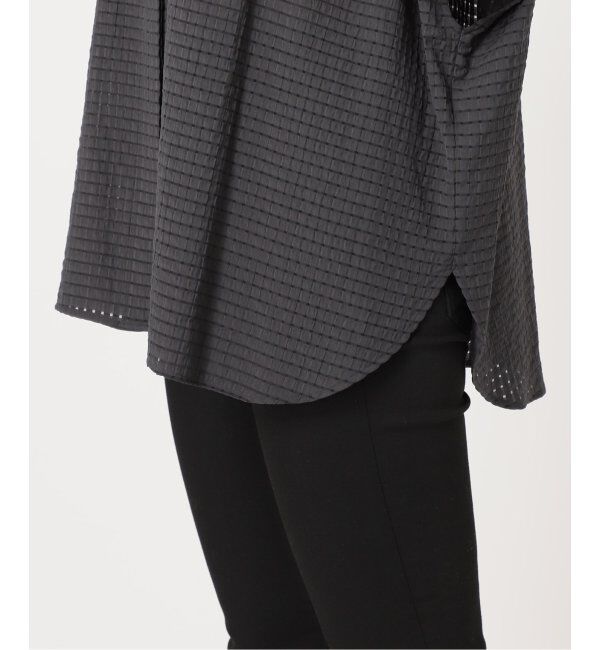 JOURNAL STANDARD「シアーチェックポンチョブラウス」|シャツ・ブラウス|