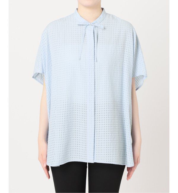 JOURNAL STANDARD「シアーチェックポンチョブラウス」|シャツ・ブラウス|