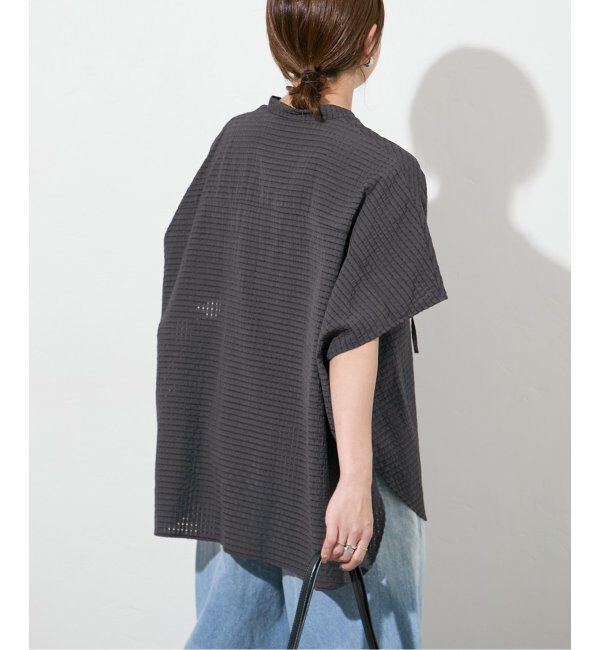 JOURNAL STANDARD「シアーチェックポンチョブラウス」|シャツ・ブラウス|