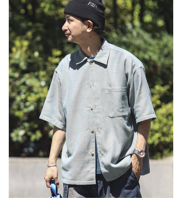 JOURNAL STANDARD relume「C/L メランジ ドビー 半袖シャツ」|シャツ・ブラウス|