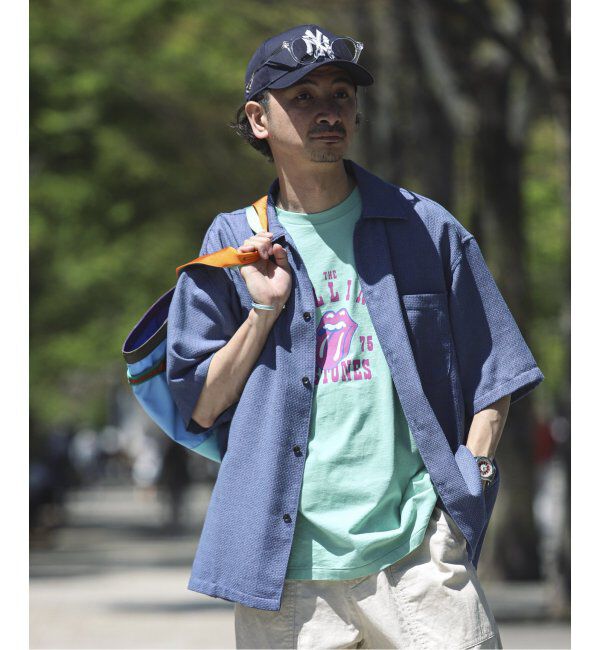 JOURNAL STANDARD relume「C/L メランジ ドビー 半袖シャツ」|シャツ・ブラウス|