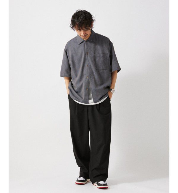 JOURNAL STANDARD relume「C/L メランジ ドビー 半袖シャツ」|シャツ・ブラウス|