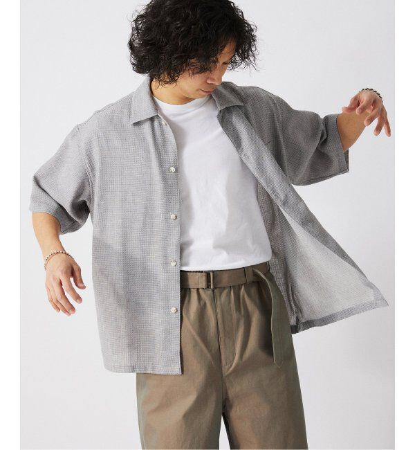 JOURNAL STANDARD relume「C/L メランジ ドビー 半袖シャツ」|シャツ・ブラウス|