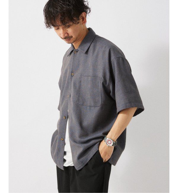 JOURNAL STANDARD relume「C/L メランジ ドビー 半袖シャツ」|シャツ・ブラウス|