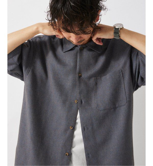 JOURNAL STANDARD relume「C/L メランジ ドビー 半袖シャツ」|シャツ・ブラウス|