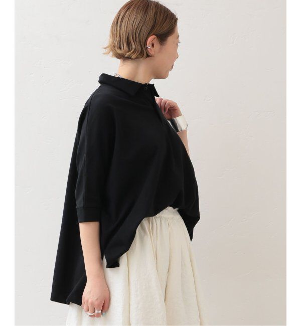 journal standard luxe「デラヴェジャージー ポロプルオーバー」|ポロシャツ|ブラック