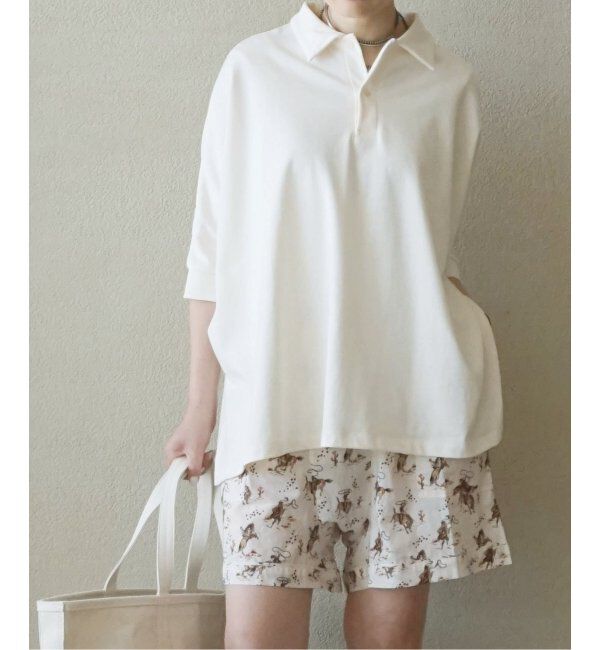 journal standard luxe「デラヴェジャージー ポロプルオーバー」|ポロシャツ|ホワイト B