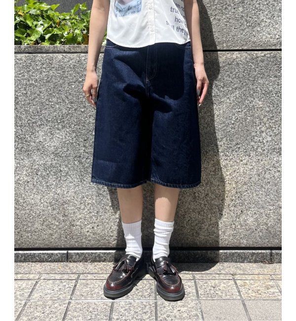 Oriens JOURNAL STANDARD「《追加》ルーズデニムハーフパンツ」|その他|ネイビー