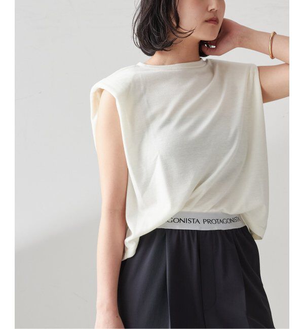 journal standard L'essage「【PROTAGONISTA/プロタゴニスタ】PNT-CT-77：カットソー」|Tシャツ・カットソー|ホワイト