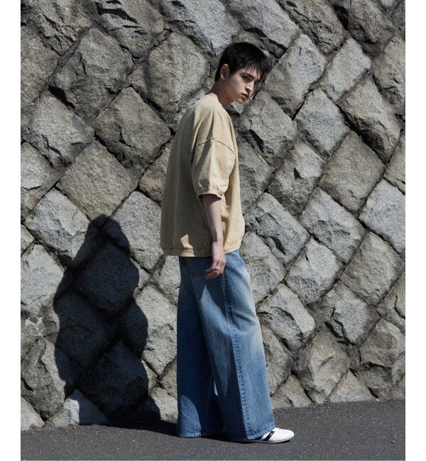 J.S.Homestead「J.S.Homestead / オーバーラージ ポンチョ ショートスリーブTシャツ」|Tシャツ・カットソー|