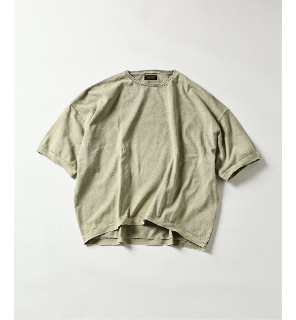 J.S.Homestead「J.S.Homestead / オーバーラージ ポンチョ ショートスリーブTシャツ」|Tシャツ・カットソー|ブラウン B