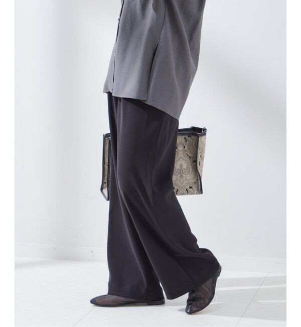 journal standard L'essage「《追加》ダブルクロスワイドパンツ」|スラックス|