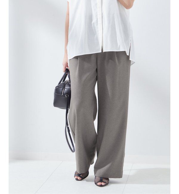 journal standard L'essage「《追加》ダブルクロスワイドパンツ」|スラックス|
