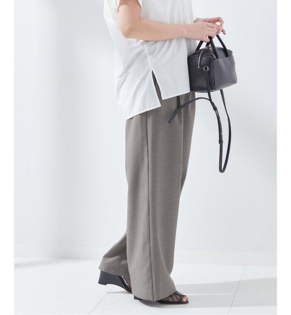 journal standard L'essage「《追加》ダブルクロスワイドパンツ」|スラックス|