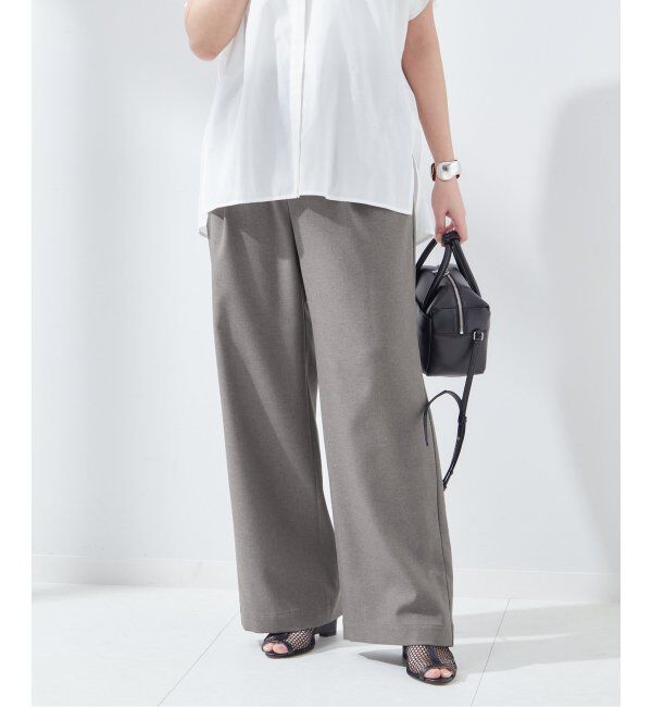 journal standard L'essage「《追加》ダブルクロスワイドパンツ」|スラックス|