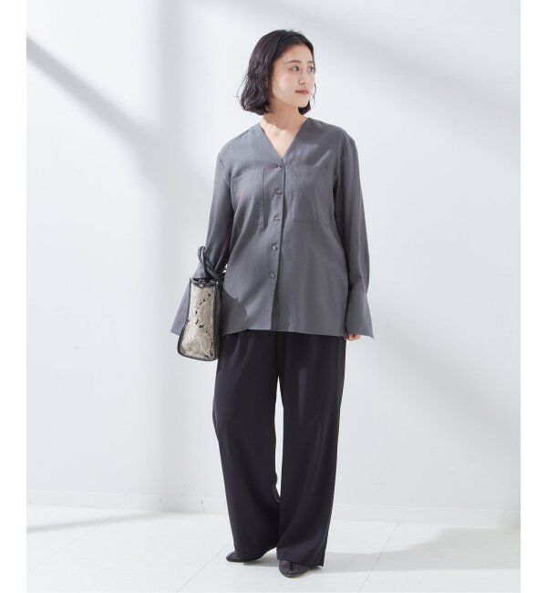 journal standard L'essage「《追加》ダブルクロスワイドパンツ」|スラックス|