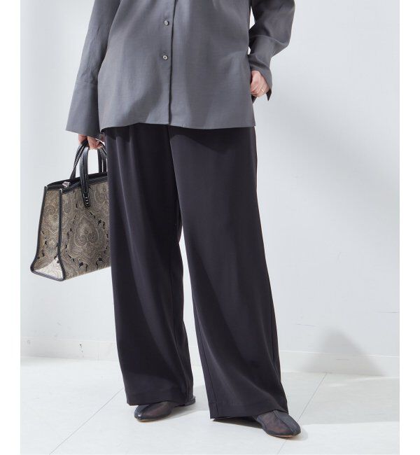 journal standard L'essage「《追加》ダブルクロスワイドパンツ」|スラックス|