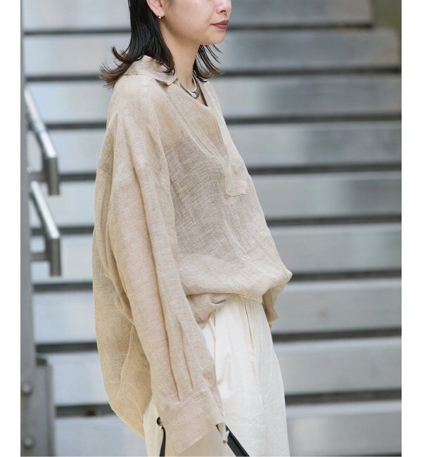 JOURNAL STANDARD「リネンメッシュシャツ」|シャツ・ブラウス|