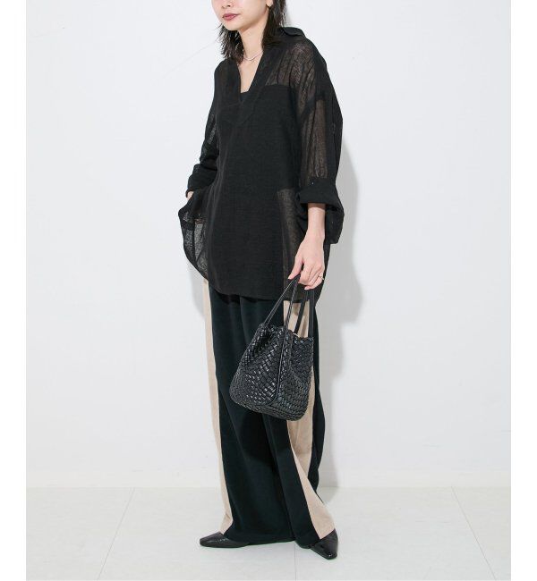 JOURNAL STANDARD「リネンメッシュシャツ」|シャツ・ブラウス|