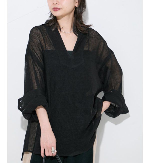 JOURNAL STANDARD「リネンメッシュシャツ」|シャツ・ブラウス|