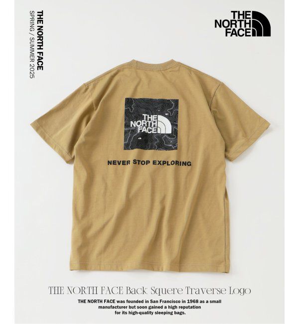 JOURNAL STANDARD relume「THE NORTH FACE / ショート スリーブ バック スクエア ロゴ T」|Tシャツ・カットソー|ベージュ