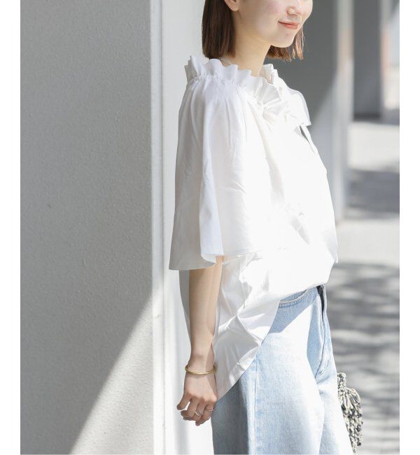 JOURNAL STANDARD relume「《WEB限定追加2》フリルリボンTシャツ」|Tシャツ・カットソー|