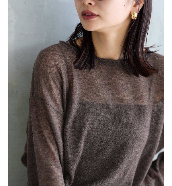 JOURNAL STANDARD「《追加》シアーアルパカMIXプルオーバー」|ニット・セーター|
