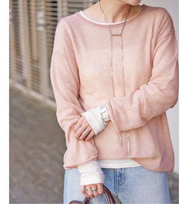 JOURNAL STANDARD「《追加》シアーアルパカMIXプルオーバー」|ニット・セーター|