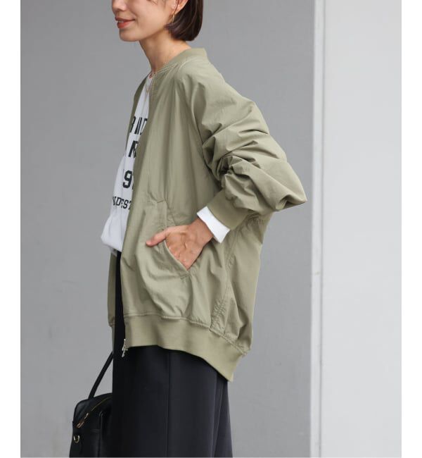 JOURNAL STANDARD relume「ウォッシャブルナイロンダブルジップMA-1」|ブルゾン・スタジャン|