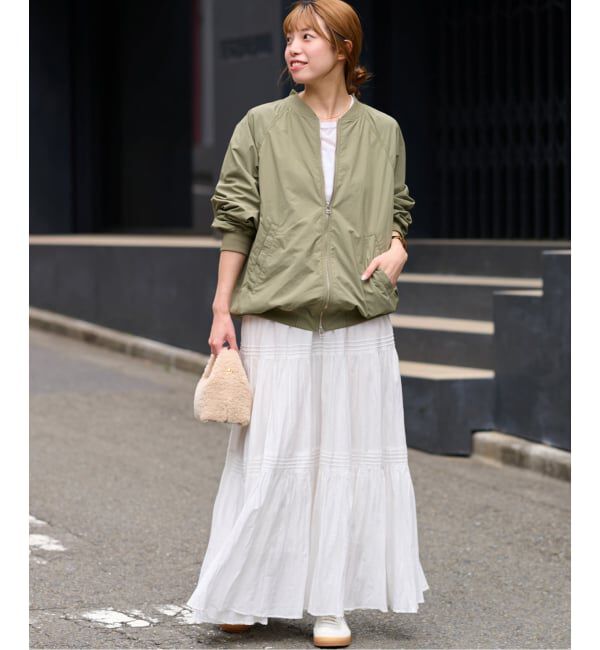 JOURNAL STANDARD relume「ウォッシャブルナイロンダブルジップMA-1」|ブルゾン・スタジャン|