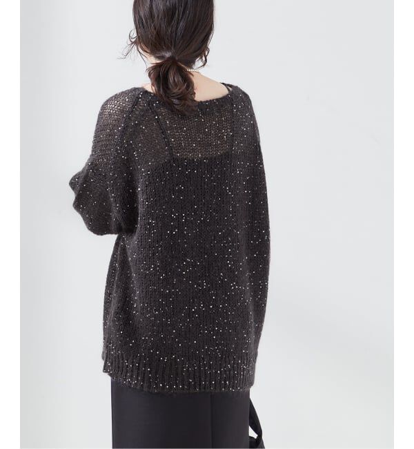 journal standard L'essage「《追加》モヘヤMIXスパンコールプルオーバー」|ニット・セーター|