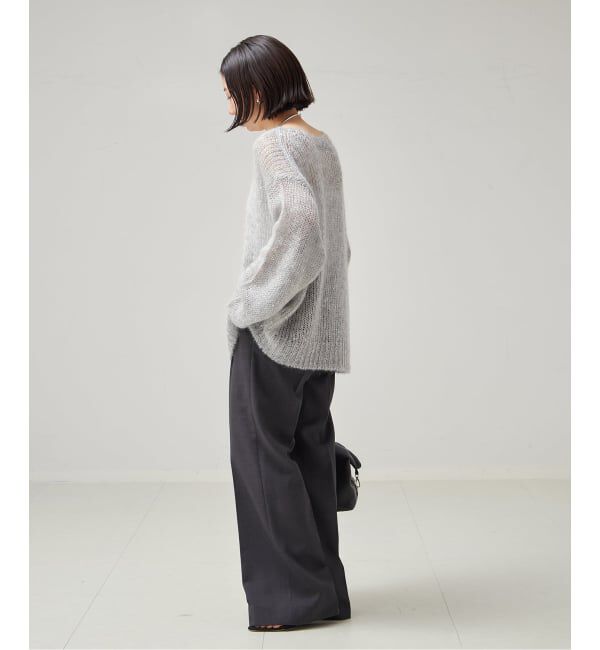 journal standard L'essage「《追加》モヘヤMIXスパンコールプルオーバー」|ニット・セーター|