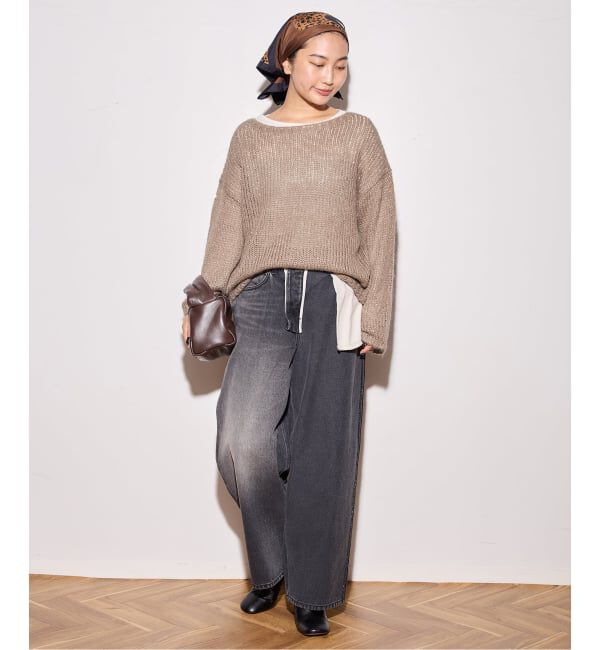 journal standard L'essage「《追加》モヘヤMIXスパンコールプルオーバー」|ニット・セーター|