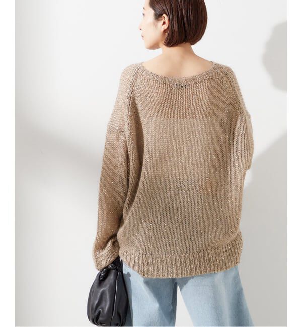 journal standard L'essage「《追加》モヘヤMIXスパンコールプルオーバー」|ニット・セーター|
