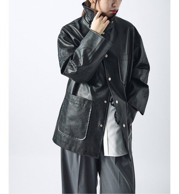 JOURNAL STANDARD「《追加》【TOLIGHT&times;JOURNALSTANDARD】エンブロイダリー ブルゾン」|ライダースジャケット|