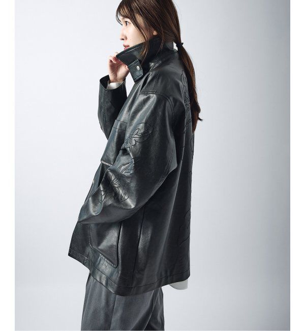 JOURNAL STANDARD「《追加》【TOLIGHT&times;JOURNALSTANDARD】エンブロイダリー ブルゾン」|ライダースジャケット|