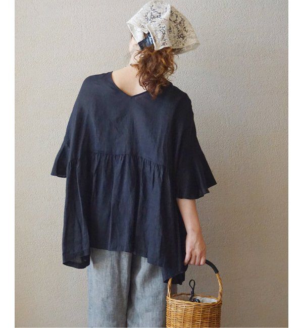 journal standard luxe「60リネン ギャザープル」|シャツ・ブラウス|