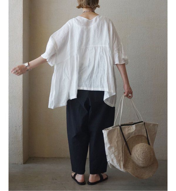 journal standard luxe「60リネン ギャザープル」|シャツ・ブラウス|