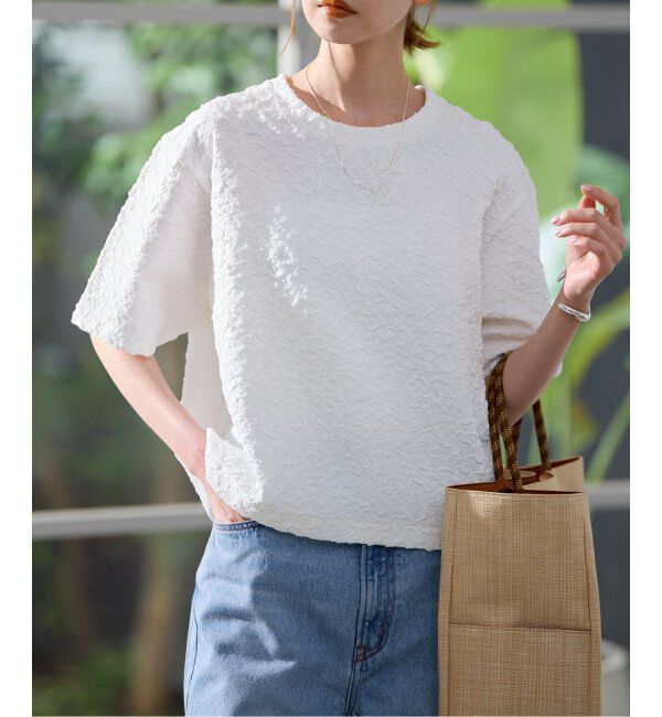 JOURNAL STANDARD「《WEB限定追加》シャーリングハーフスリーブT」|Tシャツ・カットソー|