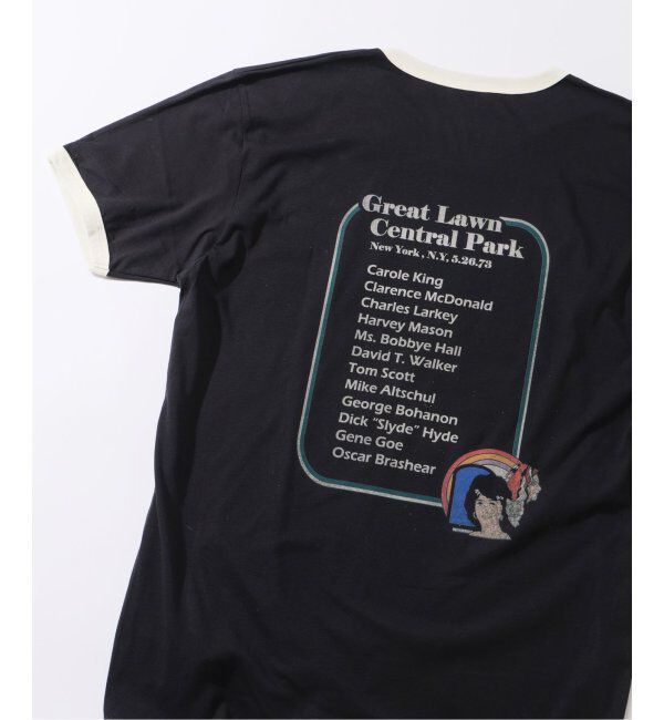 JOURNAL STANDARD relume「BLUESCENTRIC 別注 リンガーT  &rdquo;CAROLE KING HOME AGAIN&rdquo;」|Tシャツ・カットソー|