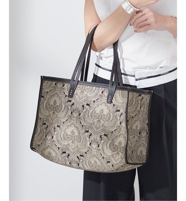 journal standard L'essage「《追加4》《別注》【A VACATION】 CLUB BAG L ONIX：トートバッグ」|トートバッグ|ブラック