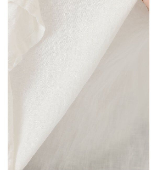 journal standard luxe「《追加2》フレンチリネン フリルパフブラウス」|シャツ・ブラウス|