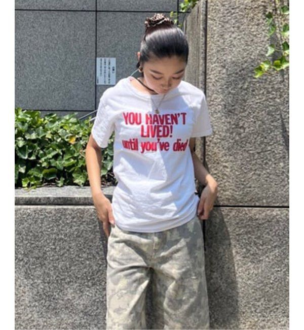 Oriens JOURNAL STANDARD「【nancy/ナンシー】 LIVED? TEE NA086」|Tシャツ・カットソー|ホワイト