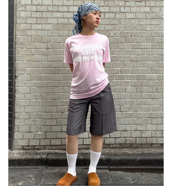 Oriens JOURNAL STANDARD「【nancy/ナンシー】 LIVED? TEE NA086」|Tシャツ・カットソー|